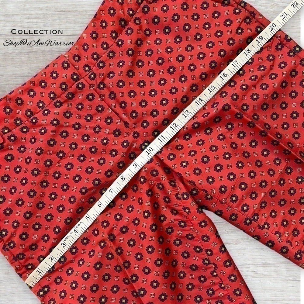 J.Crew Collection silk neck-tie foulard print cigarette pants *shop@iamwarrior - Picture 7 of 11